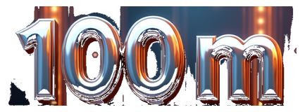 100 m logo